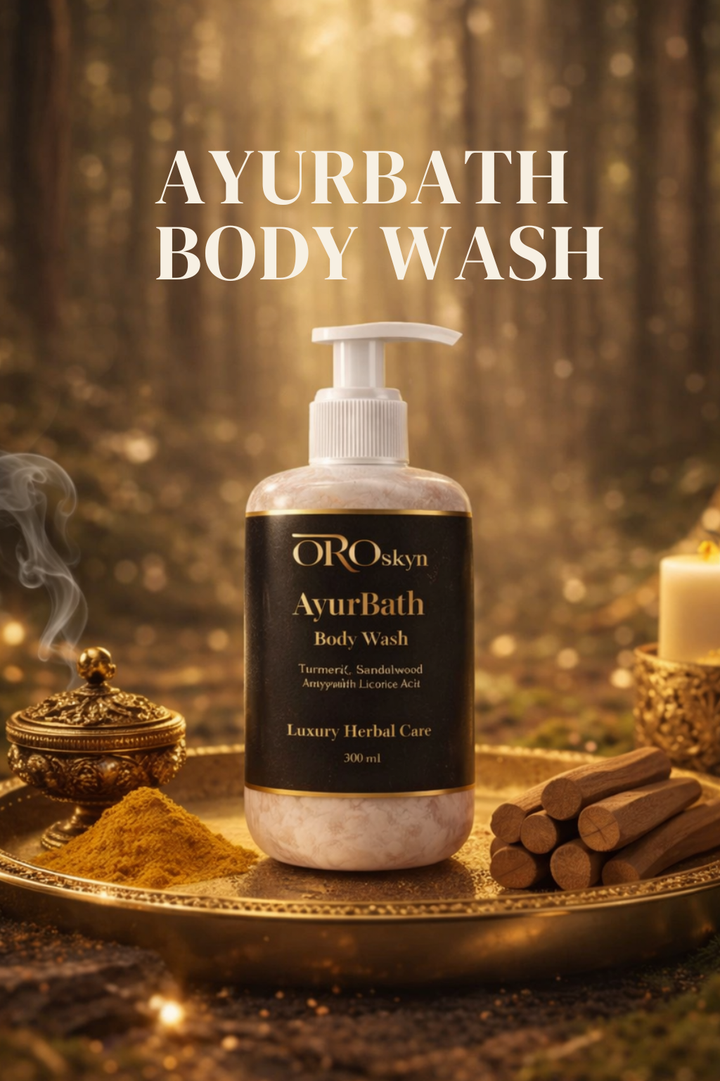 AyurBath Haldi-Chandan Body Wash