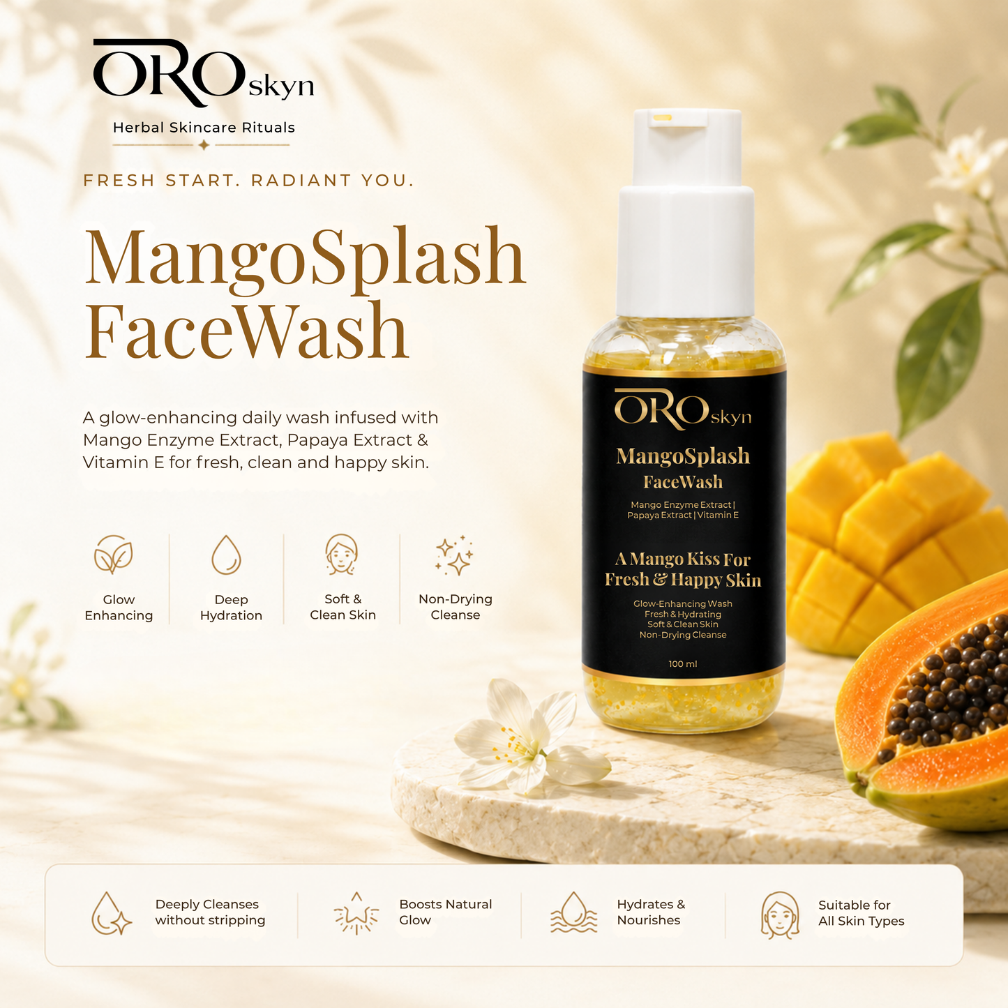 Mango Splash Face Wash