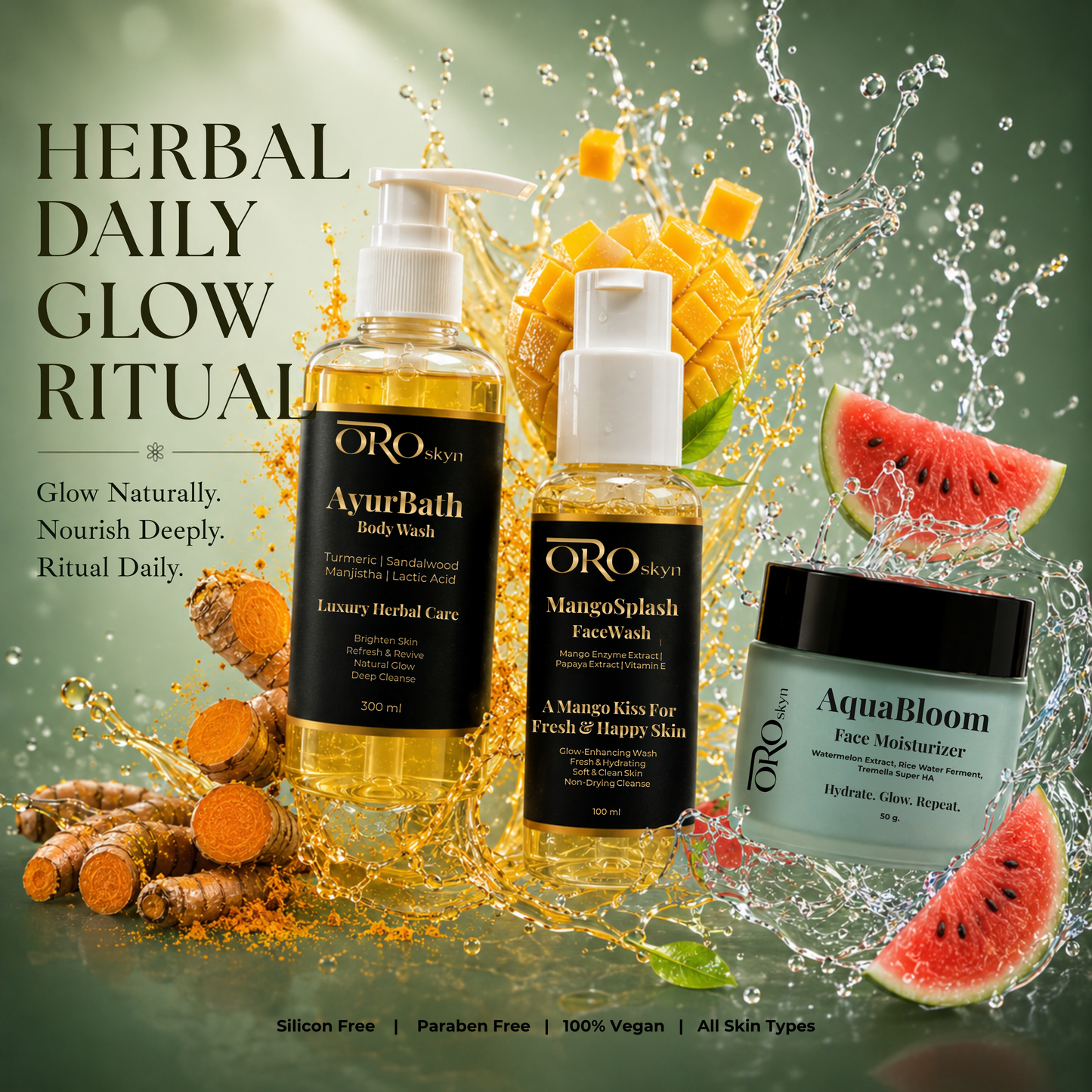 OROskyn Herbal Daily Glow Ritual