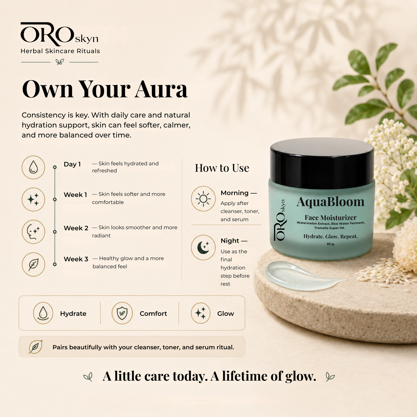 AquaBloom Face Moisturizer